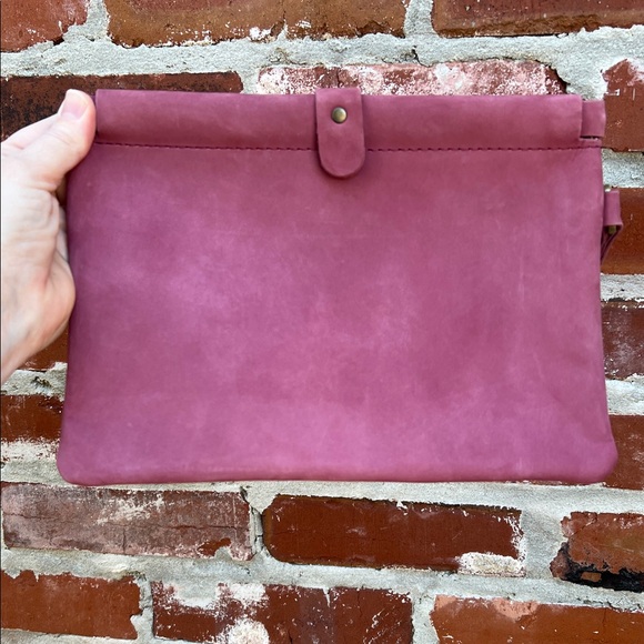 Portland Leather Goods Famed Framed Clutch in Foxglove - Picture 5 of 11